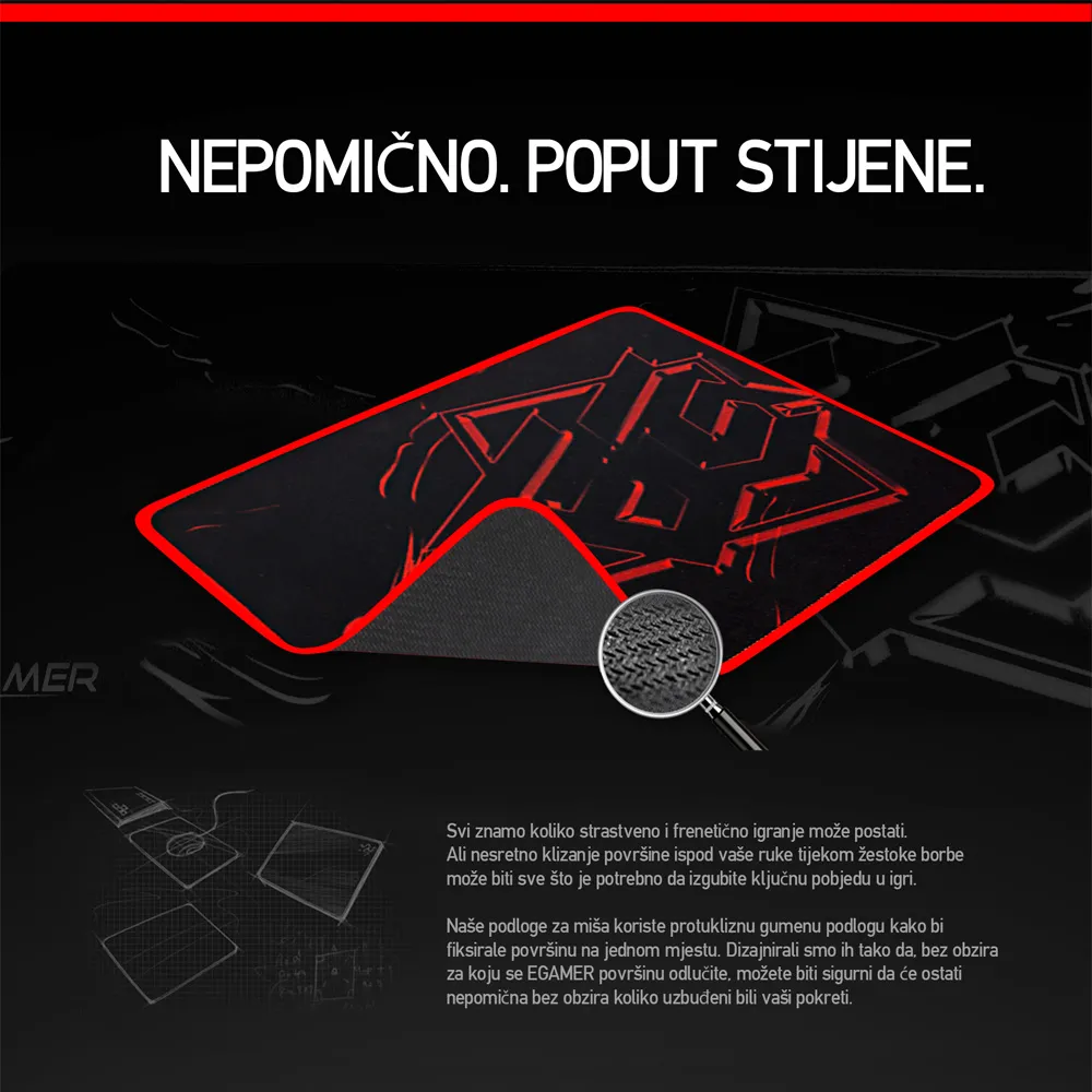 ELITE MM80 Gaming podloga za miša - Slika 4 od 9