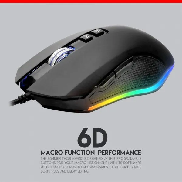 THOR GM402 RGB Pro Gaming Miš 4800dpi - Slika 15 od 15
