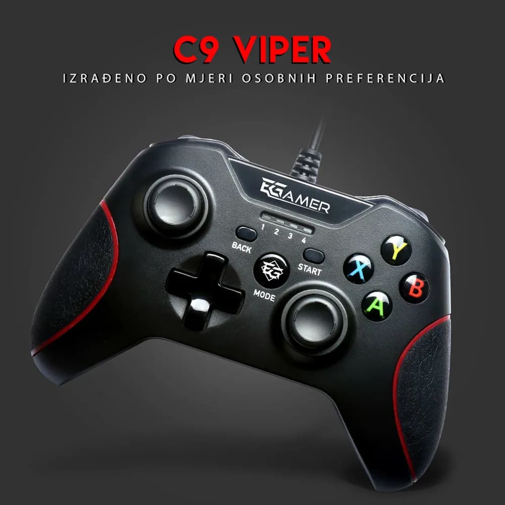 VIPER C9 PC Gaming Controller - Slika 2 od 7