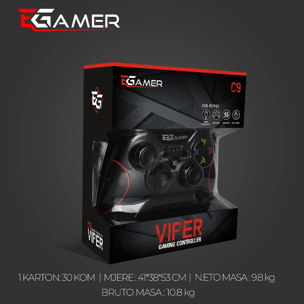 VIPER C9 PC Gaming Controller - Slika 3 od 7