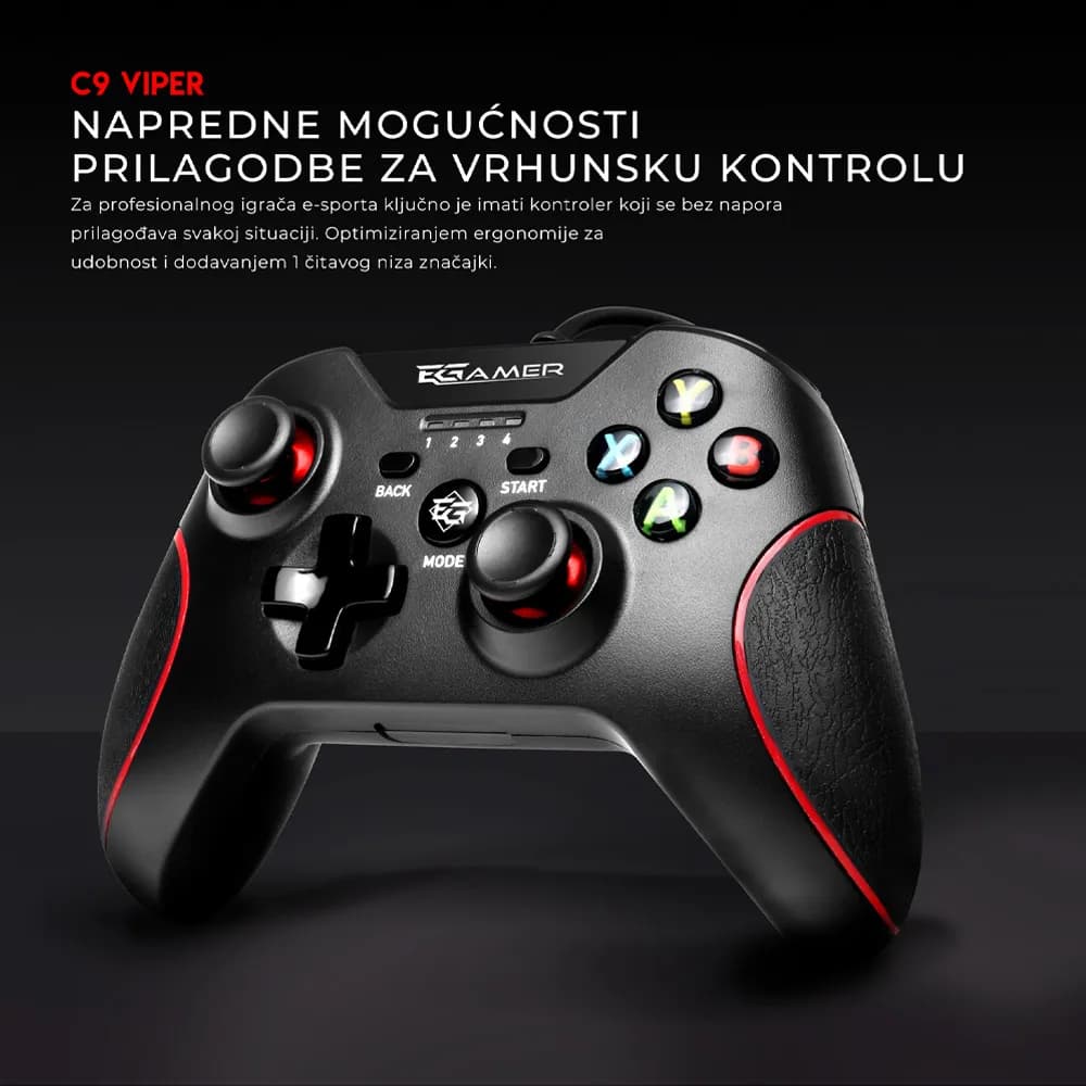VIPER C9 PC Gaming Controller - Slika 5 od 7
