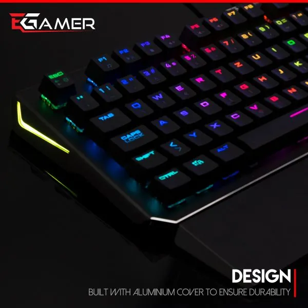 RAMPAGE MK95 – dizajn s aluminijskim poklopcem za izdržljivost, bočni RGB naglasci i refleksivna površina