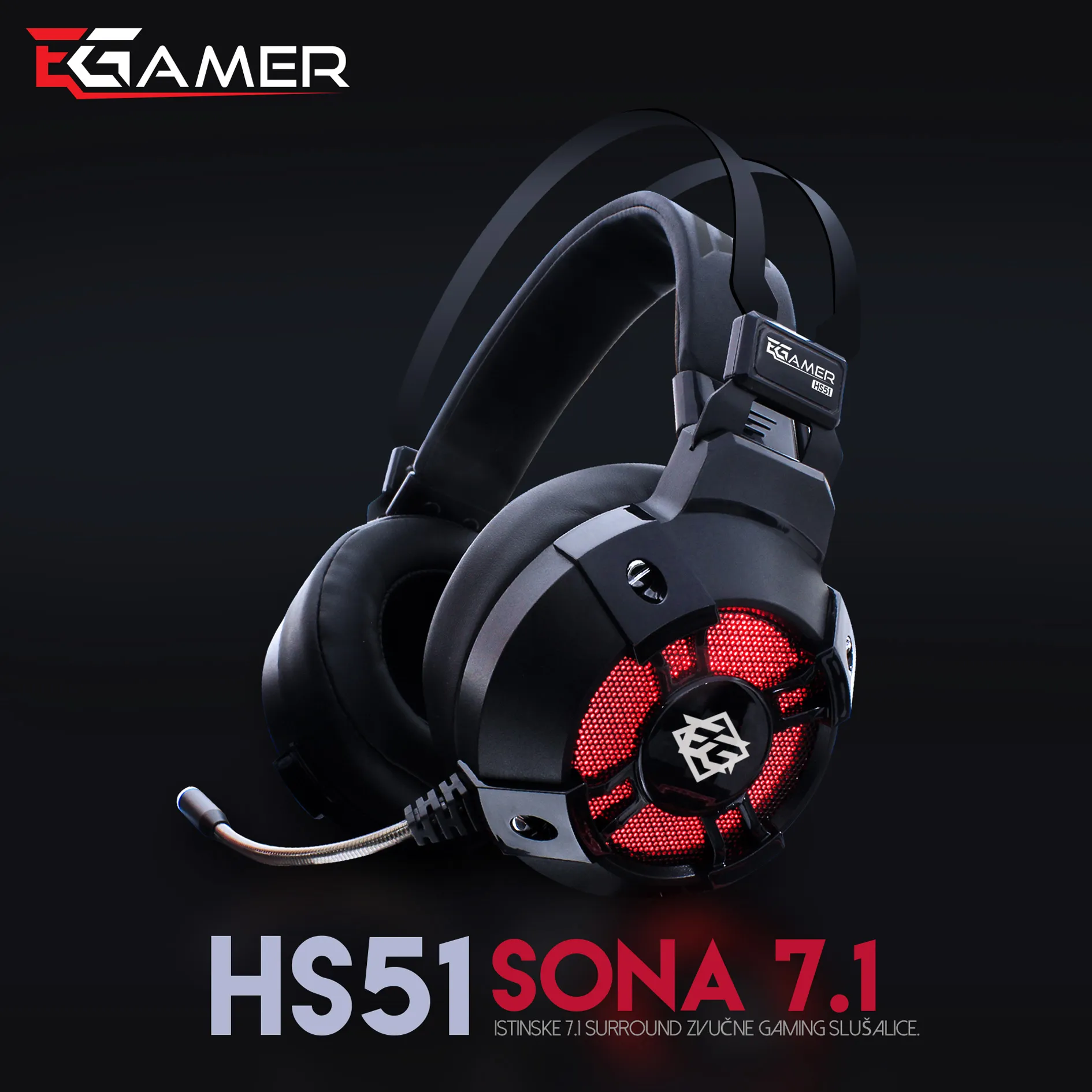 Kategorija: Gaming Slušalice – ilustrativna slika kategorije proizvoda; pregled ponude gaming opreme i periferije