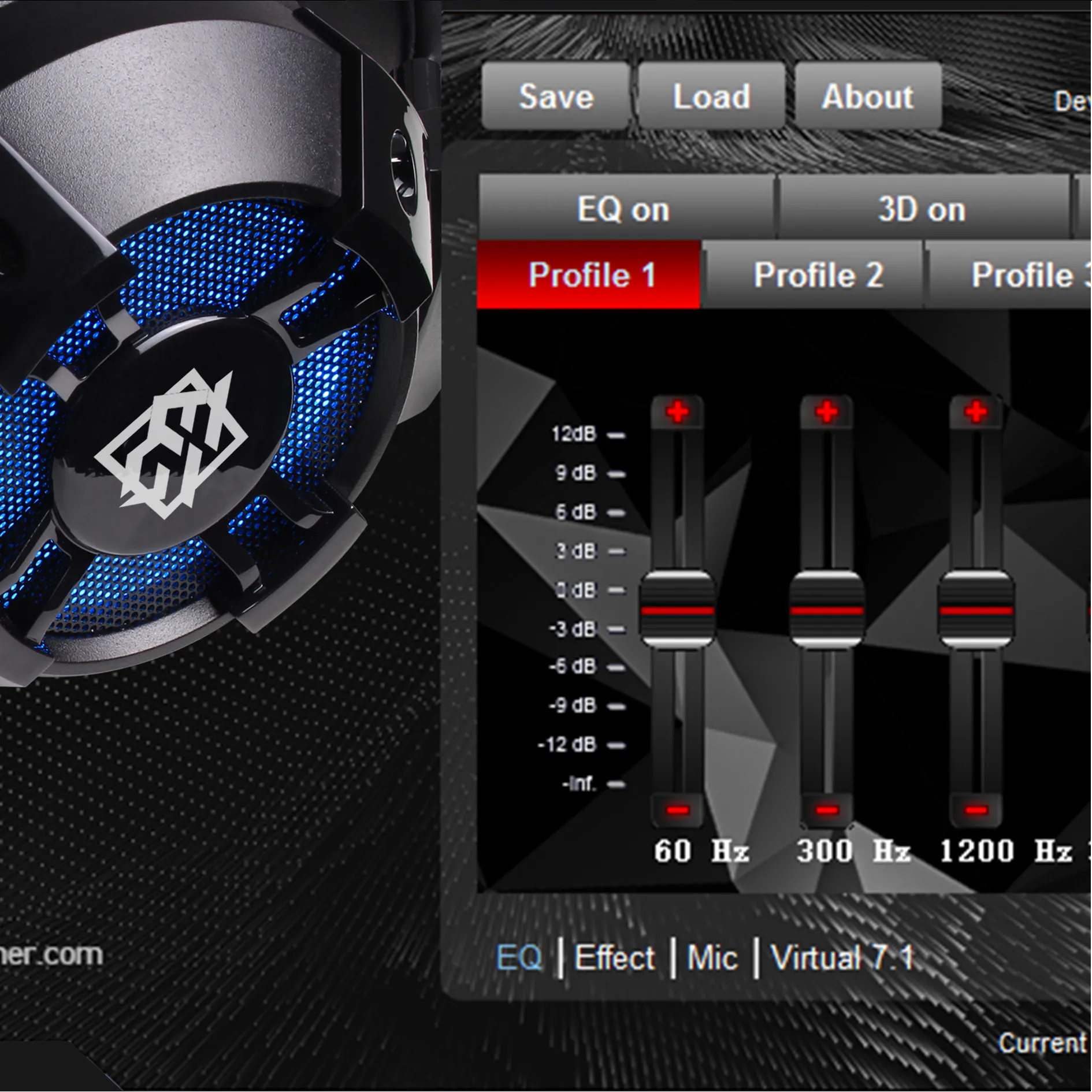 Softver za EGamer SONA 7.1 – EQ i 3D profili, podešavanje frekvencija za personalizirani gaming zvuk