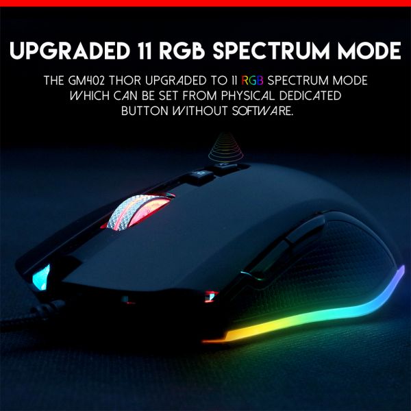 THOR GM402 RGB Pro Gaming Miš 4800dpi  Cijena