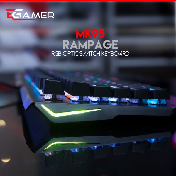 RAMPAGE Mehanička MK95 RGB Gaming Tipkovnica, Optical switch HR layout Cijena